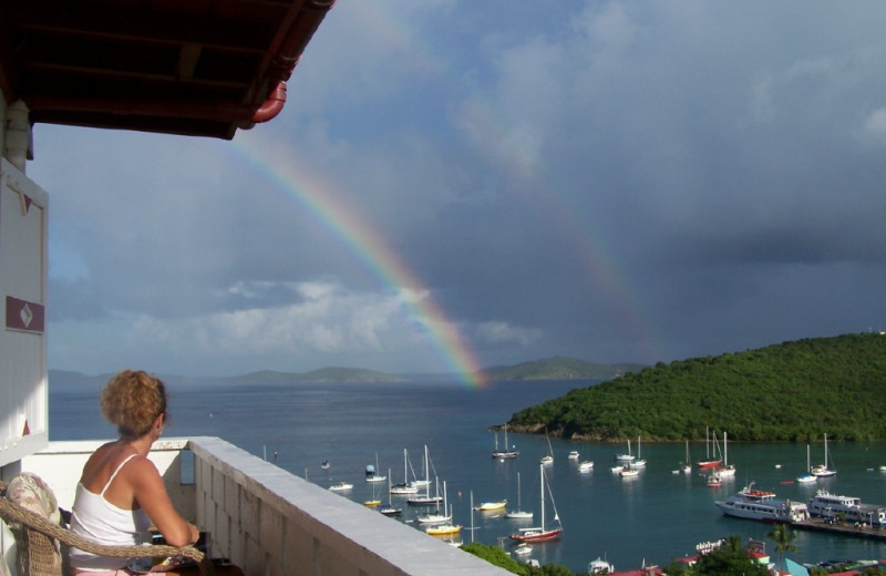 Balcony view at Hillcrest Guest House.