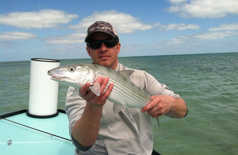 Fishing at The Moorings Village.