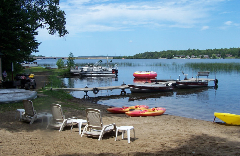 Beach at Southwood Resort.