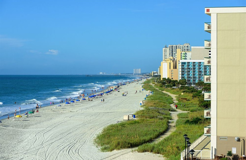 The beach at Westgate Myrtle Beach.