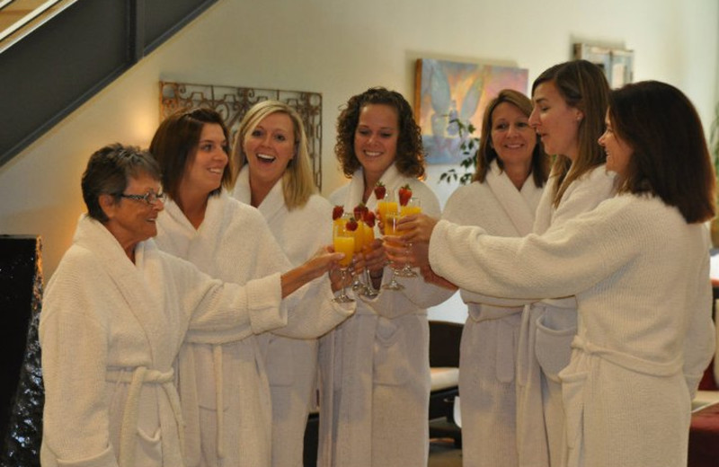 Spa fun at Sedona Rouge Hotel.