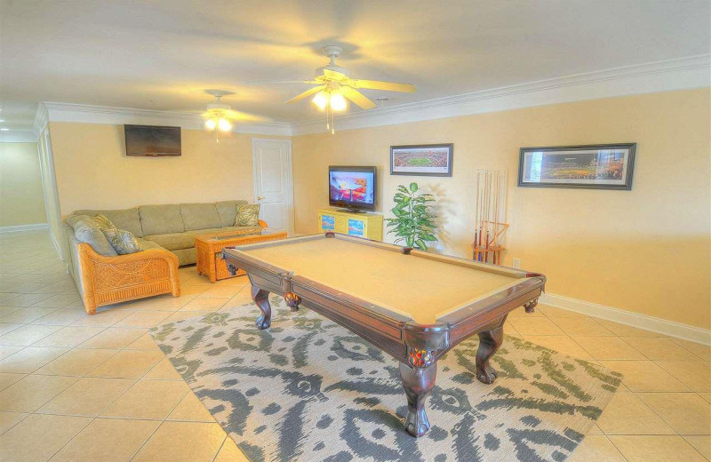 Rental living room at CondoLux Vacation Rentals.