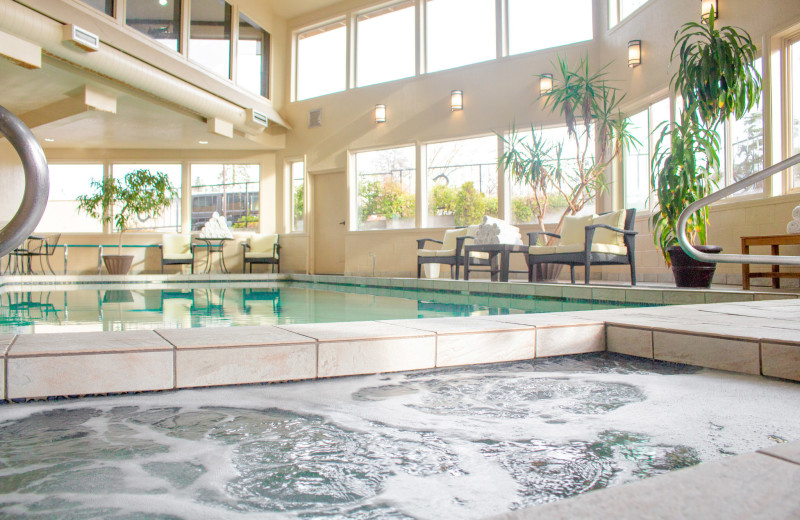 Indoor pool at The Stratford Inn.
