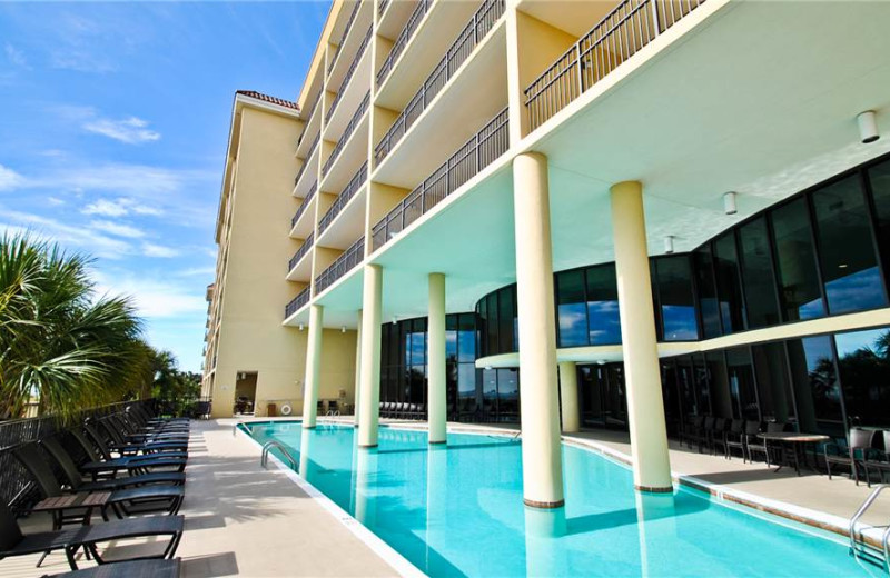 Rental pool at Dauphin Island Beach Rentals, LLC.