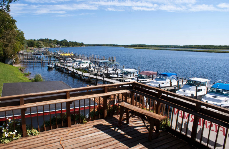 Marina at River Bend's Resort & Walleye Inn.