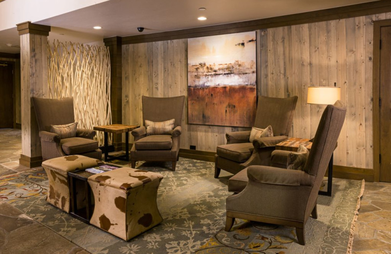 Lobby sitting area at Vail Mountain Lodge & Spa