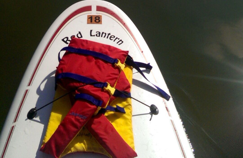 Paddle board at Red Lantern Resort.