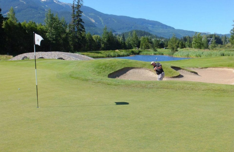 Golf course at Crystal Lodge.