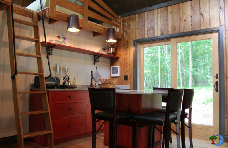 Guest kitchen at Blue Moon Rising.