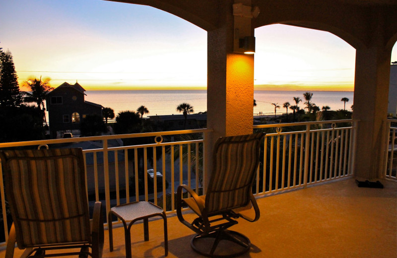 Balcony view at White Cap Suites.