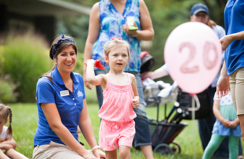 Kids activities at Woodloch Resort.
