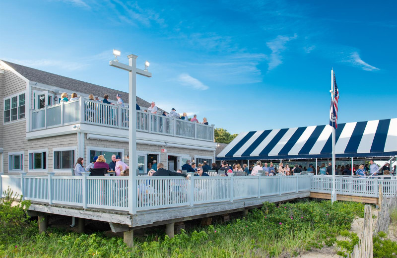 Patio at The Club at New Seabury.