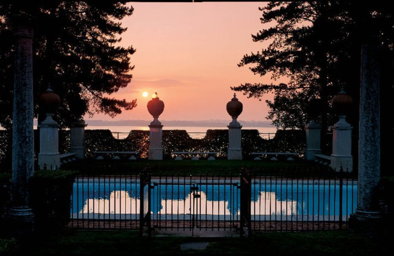 Outdoor swimming pool at Geneva on the Lake.