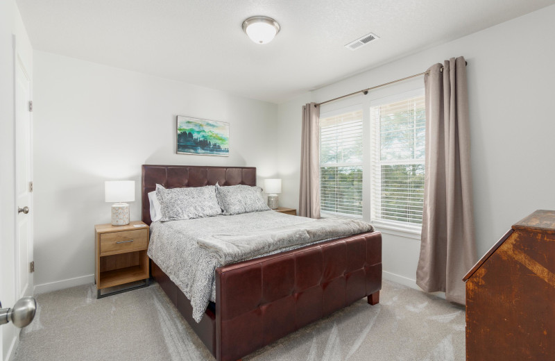 Rental bedroom at Kiwanda Coastal Properties.