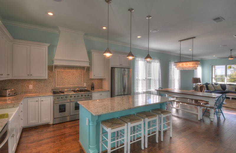 Kitchen at Lake Haus.