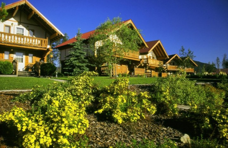 Cabins exterior at Great Northern Resort.