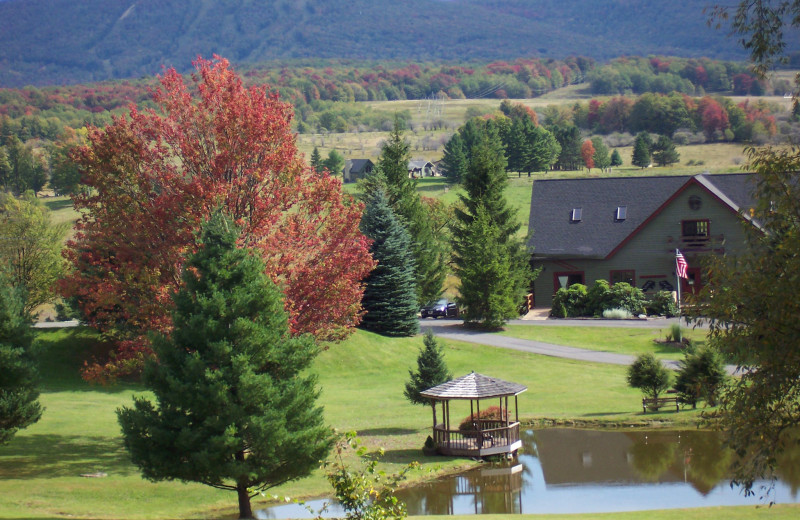 Vacation rental exterior at Black Bear Resort.