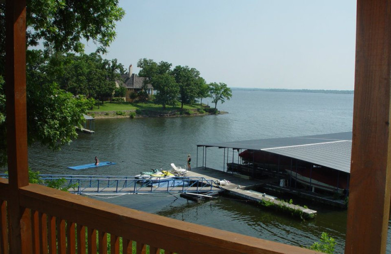 Deck view at Paradise Cove Marine Resort.