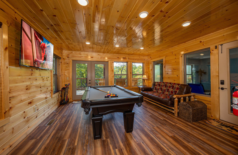 Rec room at American Patriot Getaways - Make A Splash.