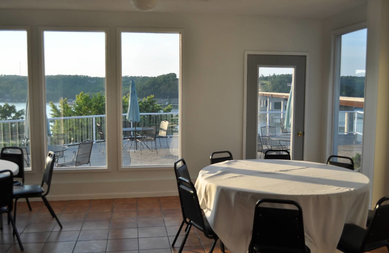 Meeting room at Lake Breeze Resort.