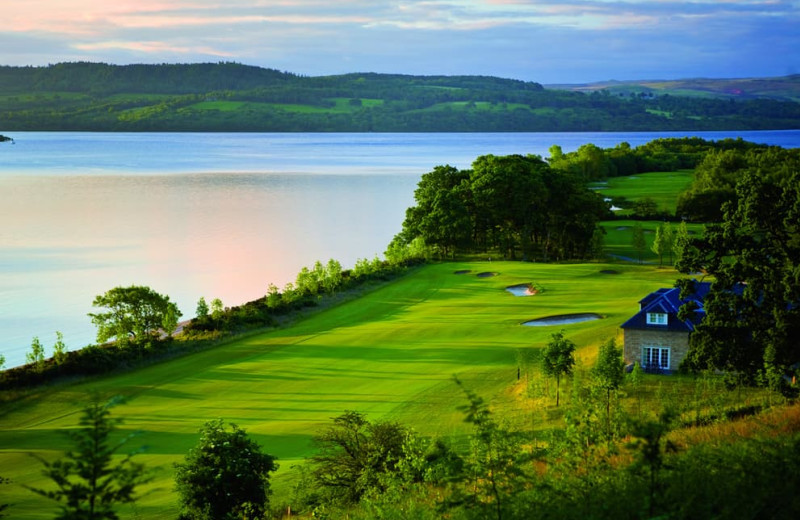 Golf course at Cameron House Hotel.