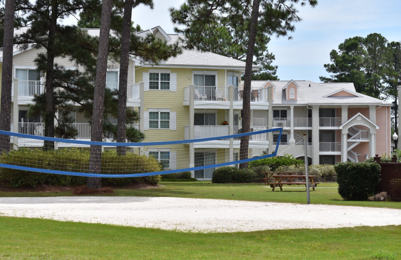 Volleyball court at Brunswick Plantation & Golf Resort.