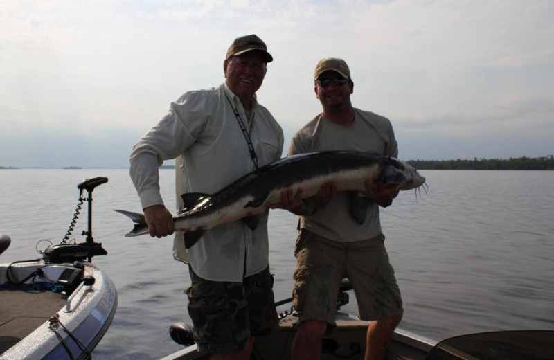Fishing at Sandy Point Lodge.