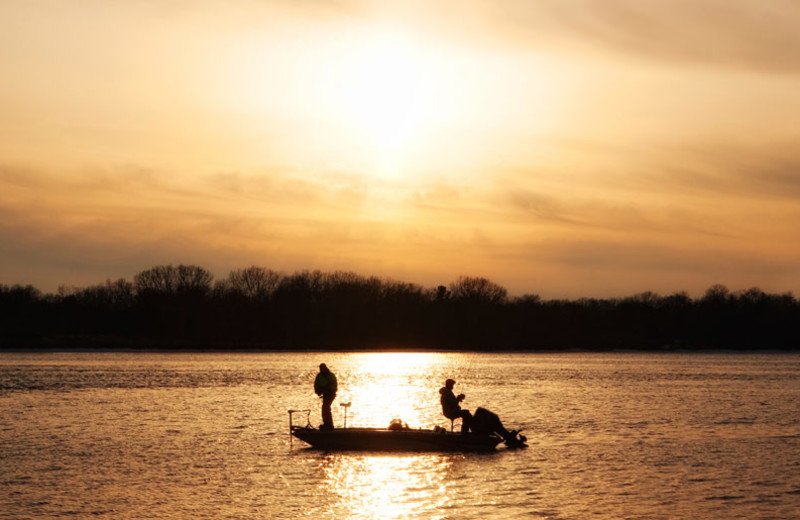 Fishing at Golden Horseshoe Resort.