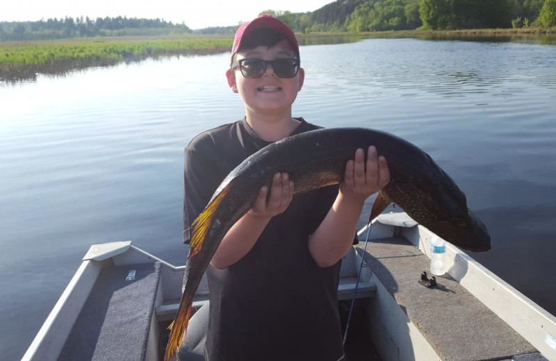 Fishing at Gold Mine Resort.