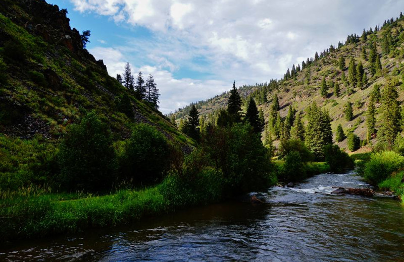 River at Tomahawk Guest Ranch.