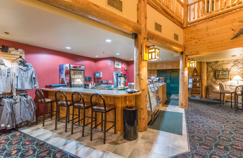 Bar at Grand Ely Lodge.