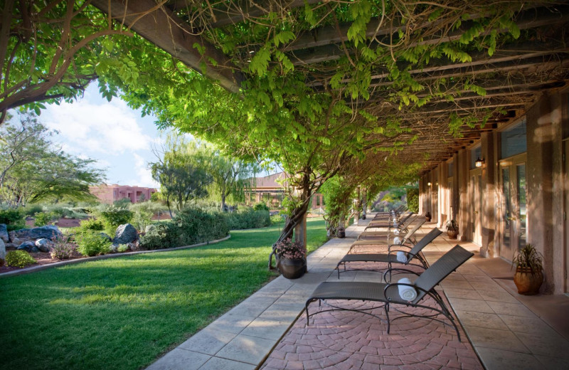 Patio at Red Mountain Resort 