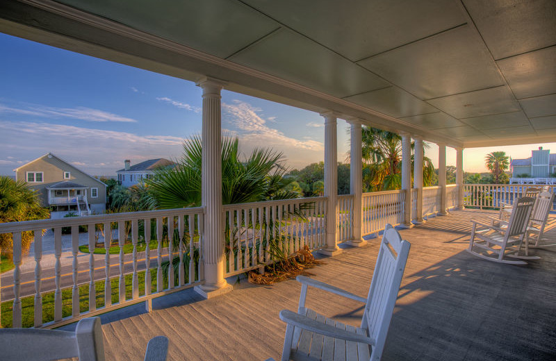 Rental balcony at Exclusive Properties - Isle of Palms.