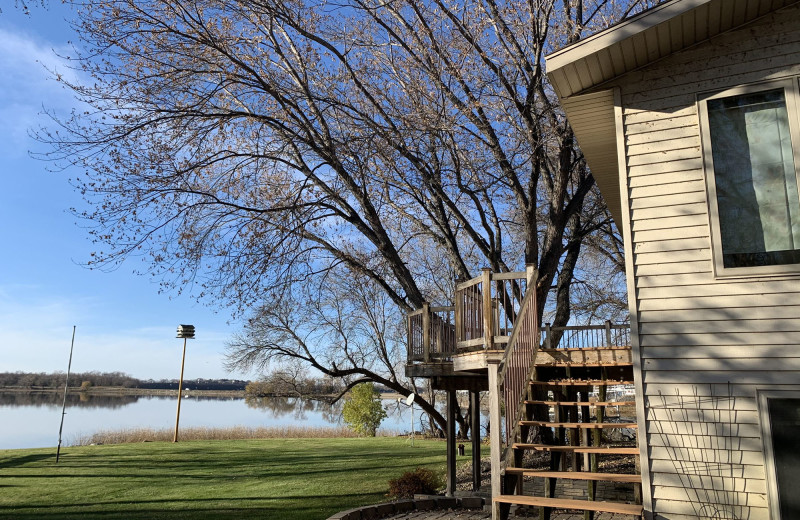 Cabin exterior at Ten Mile Lake Resort.