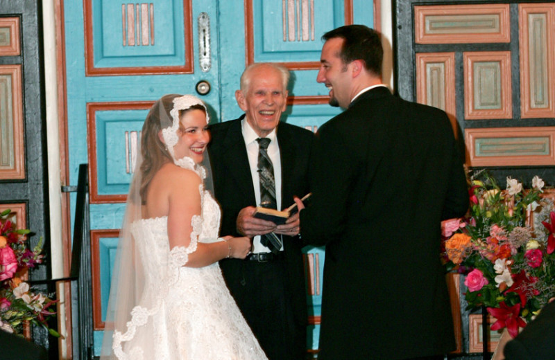 Wedding Ceremony at La Fonda on the Plaza 