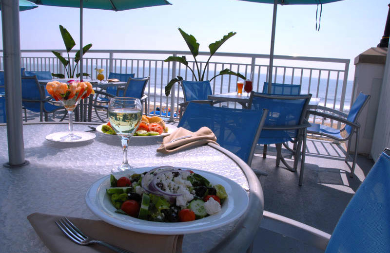 The Mañana Mode Pool Bar and Grill at Hilton Suites Ocean City Oceanfront.