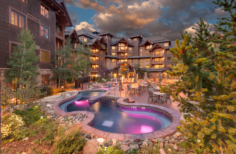 Outdoor pool at Grand Lodge on Peak 7.