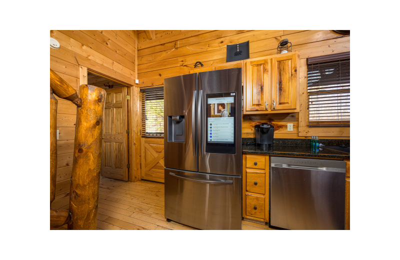 Kitchen at American Patriot Getaways - Bear Pause Cabin.