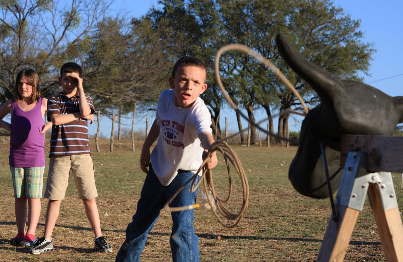 Rope practice at Hideaway Ranch & Retreat.