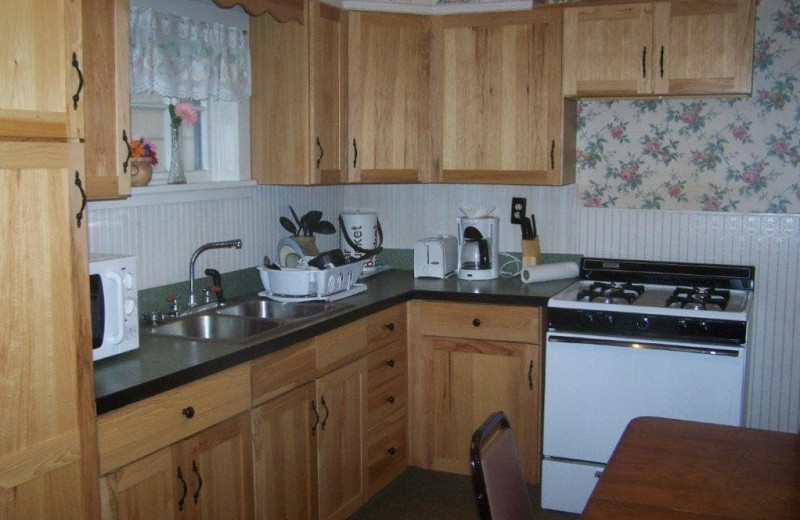 Guest kitchen at Spring Valley Golf and Lodge.