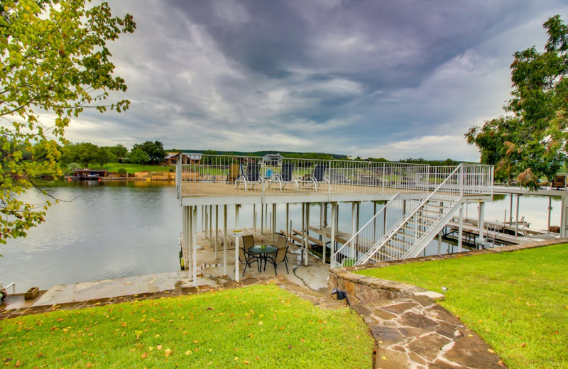 Rental dock at Still Waters Vacation Home.