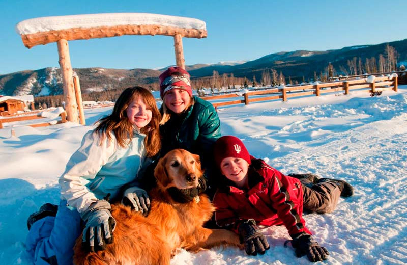 Family at Vista Verde Ranch.