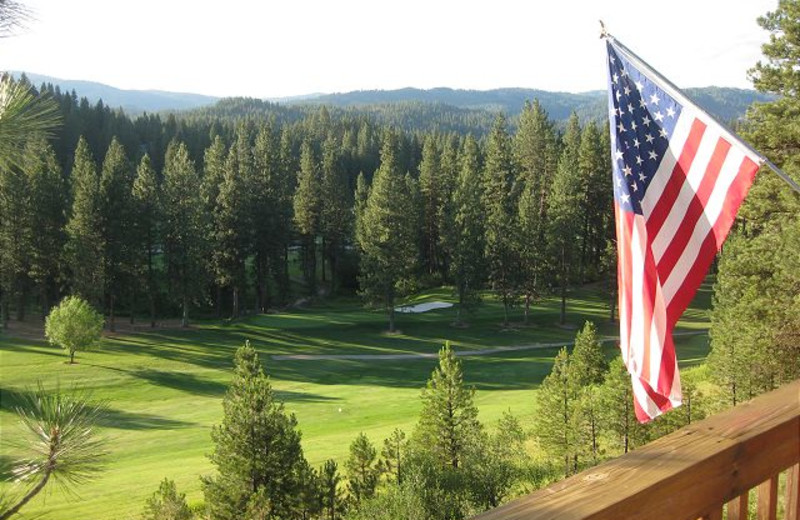 View of golf course at Idaho Cabin Keepers.