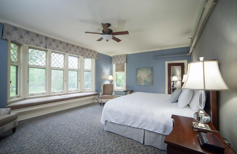 Guest room at The Inn at Stonecliffe.