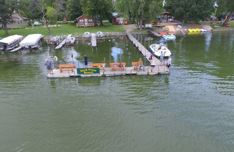 Exterior view of Buck Point Resort On Lake Osakis.