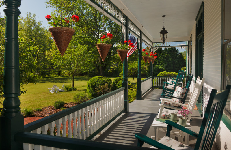 Porch at Afton Mountain Bed and Breakfast