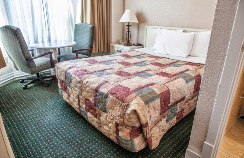 Guest room at Mithila Hotel.