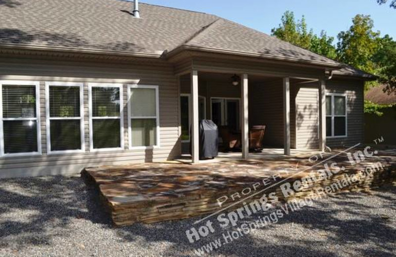 Rental exterior at Hot Springs Village Rentals.