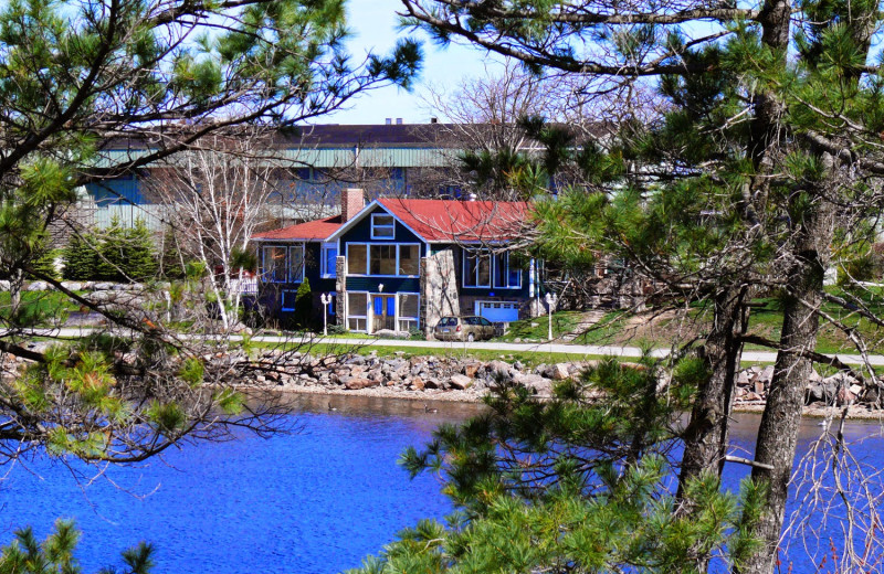 Exterior view of Delawana Resort.