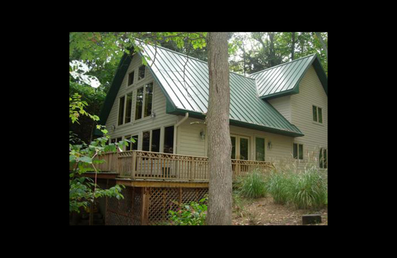 Rental exterior at Michigan Vacation Rentals.